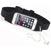 Etui i futerały do telefonów - GreenGo Saszetka nerka z okienkiem 5,5 czarna GSM017380 - miniaturka - grafika 1