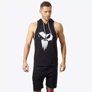 Męska koszulka treningowa z kapturem Olimp - Men's Hoodie Stringer Classic Skull-M - Koszulki sportowe męskie - miniaturka - grafika 1