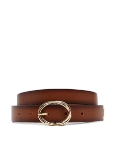 Tommy Hilfiger Pasek Damski Th Chic 2.5 Burnished AW0AW17252 Brązowy - Paski - miniaturka - grafika 1