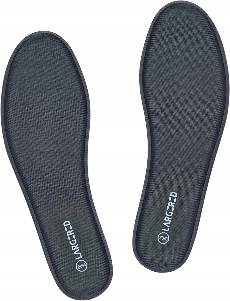 Wkładki do butów z pianki memory Wygodne Miękkie EU45 Szary