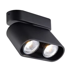 Zuma Line Rondia 2 ACGU10-147 Plafon spot lampa sufitowa 2x50W GU10 czarny - Lampy sufitowe - miniaturka - grafika 1