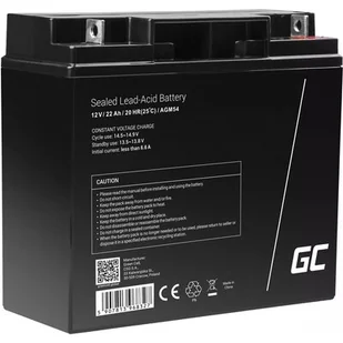 Akumulator Agm 12V 22Ah do łodzi kosiarki quada - Baterie do zasilaczy awaryjnych UPS - miniaturka - grafika 2