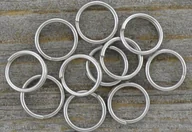 Biżuteria - akcesoria - [301013] Ogniwka sprężynki 6mm kolor srebra 60szt - miniaturka - grafika 1