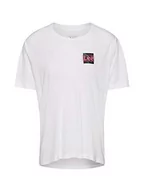 Koszulki i topy damskie - Lee Koszulka damska typu t-shirt, luźny krój, Blanc (Bright White Lj), XL - miniaturka - grafika 1