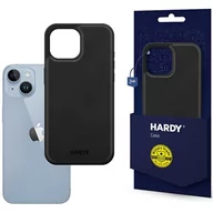 Etui i futerały do telefonów - Etui 3MK Hardy Silky Leather MagCase do Apple iPhone 14 Plus Czarny | Bezpłatny transport - miniaturka - grafika 1