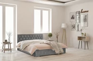 Łóżka - Łóżko tapicerowane 160x200 CRYSTAL / kolor do wyboru - miniaturka - grafika 1
