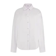 Koszule damskie - Damska Koszula GUESS LS NICLA EMBRO LOGO SHIRT W4RH51WD2M1-G011 – Biały - miniaturka - grafika 1