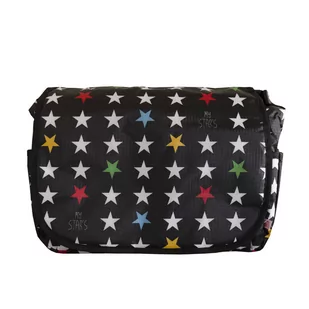 MY BAG'S My Bag's Torba do wózka Flap Bag My Star's black - Torby i organizery dla mam - miniaturka - grafika 1