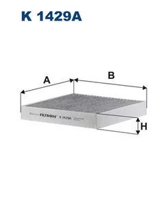 Filtr Kabinowy Filtron Filtry K1429A - Filtry kabinowe - miniaturka - grafika 1