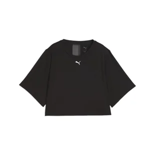 Damska koszulka z siateczki CLOUDSPUN PUMA Black - Koszulki sportowe damskie - miniaturka - grafika 1
