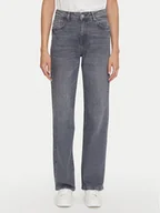 Spodnie damskie - Noisy May Jeansy Yolanda 27030419 Szary Wide Leg - miniaturka - grafika 1