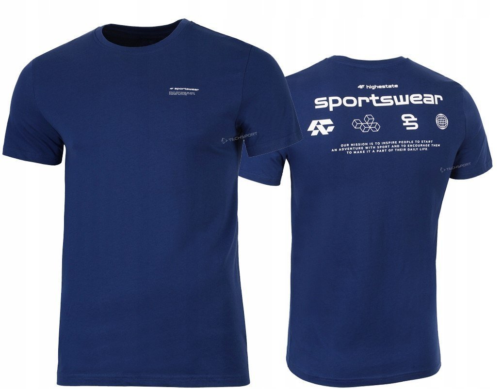 4F MÄSKA KOSZULKA T-SHIRT BAWEĹNA / rozm XL