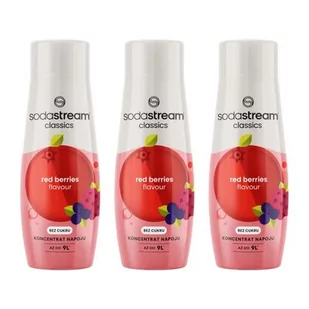 Syrop SODASTREAM Czerwone owoce leśne 3 x 440 ml - Syropy i koncentraty owocowe - miniaturka - grafika 1