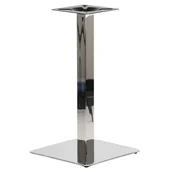 Meble modułowe i akcesoria - Podstawa stołu/stolika SH-3002-1/P, stal nierdzewna polerowana, wymiary: 40x40x72 cm - do hotelu, restauracji ,baru, biura - miniaturka - grafika 1
