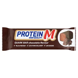 Protein M Batonik z masy twarogowej o smaku kakaowym z kolagenem 40 g - Desery mleczne - miniaturka - grafika 1