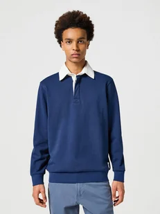 Męska koszulka t-shirt Wrangler POLO SWEATSHIRT XXL - Koszule męskie - miniaturka - grafika 1