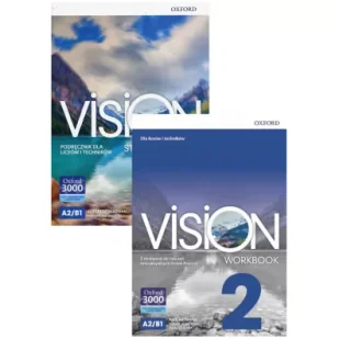 Pakiet Vision 2. Podręcznik i Zeszyt ćwiczeń z dostępem do ćwiczeń interaktywnych Online Practice - Książki do nauki języka angielskiego - miniaturka - grafika 1