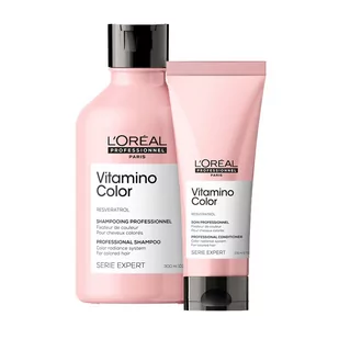 Loreal Vitamino Color, zestaw do włosów farbowanych, szampon + odżywka - Zestawy kosmetyków damskich - miniaturka - grafika 1