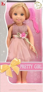 Lalka 38 cm Różowa - Lalki dla dziewczynek - miniaturka - grafika 1