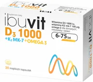Suplementy diety - Omega Pharma Ibuvit d3 1000+k2 mk-7 3 x 30 kaps - miniaturka - grafika 1