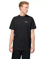 Koszulki męskie - Jack Wolfskin Męski T-shirt Essential, czarny, L - miniaturka - grafika 1