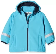 Kurtki i płaszcze dla dziewczynek - Playshoes Dziewczęca kurtka softshell, turkusowy (niebieski morski 23), 116 cm - miniaturka - grafika 1