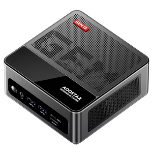 Mini PC T bao AOOSTAR GEM12, AMD Ryzen 9 6900HX 8 rdzeni do 4,9GHz, 16GB DDR5 RAM 512GB PCle 4.0 SSD, HDMI 2.1 DP 1.4 USB 4 - Mini PC - miniaturka - grafika 1
