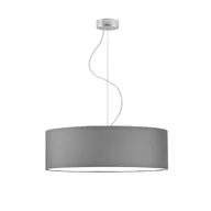 Lampy sufitowe - Skandynawska lampa wisząca do jadalni HAJFA fi - 60 cm - kolor szary stalowy - miniaturka - grafika 1
