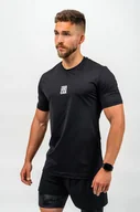 Koszulki męskie - Koszulka męska Nebbia Performance+ Short-Sleeve Sports T-shirt RESISTANCE 348 black L - miniaturka - grafika 1