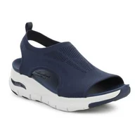 Sandały damskie - Buty do chodzenia damskie Skechers Arch Fit City Catch - miniaturka - grafika 1