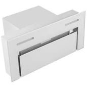 Okapy kuchenne - VDB Flat Glass 53 Biały - miniaturka - grafika 1