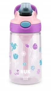 NUK Trinkflasche Contigo Easy Straw Cup 420ml rosa - Podgrzewacze butelek i sterylizatory - miniaturka - grafika 1