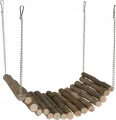 Akcesoria dla gryzoni - Panama Pet Most wiszący dla gryzoni, drewniany, 10x20cm - miniaturka - grafika 1