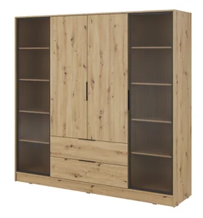 Szafa Kelly 4D Rd Dąb Artisan - Szafy - miniaturka - grafika 1