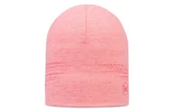 Czapki i chusty sportowe męskie - BUFF Czapka do biegania DRYFLX Beanie solid rose pink - miniaturka - grafika 1
