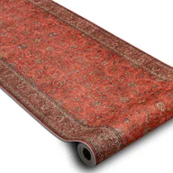Dywany - CHODNIK podgumowany DO PRANIA LOTUS TRADITION 58160 Klasyczny, ornament czerwony 120cm 120x670 cm - miniaturka - grafika 1