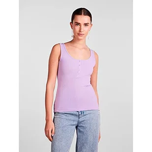 PIECES Damski Tank Top Noos Bc T-Shirt, Purple Rose, S - Koszulki i topy damskie - miniaturka - grafika 1
