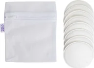 Akcesoria do karmienia - Wkładki laktacyjne wielorazowe eco + siateczka na pranie 8szt REER - miniaturka - grafika 1