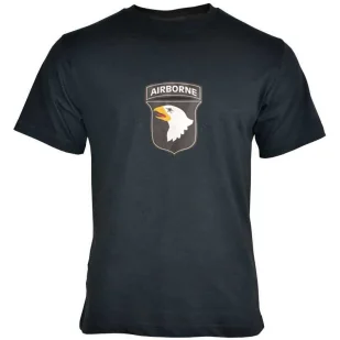 t-shirt Mil-Tec "101st" black M - Odzież taktyczna i umundurowanie - miniaturka - grafika 1