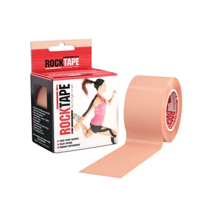 RockTape - (5cm x 5m) - Beżowy - Akcesoria do rehabilitacji - miniaturka - grafika 1