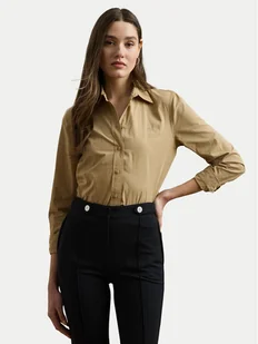 LAUREN RALPH LAUREN Koszula 200925378002 Beżowy Relaxed Fit - Koszule damskie - miniaturka - grafika 1