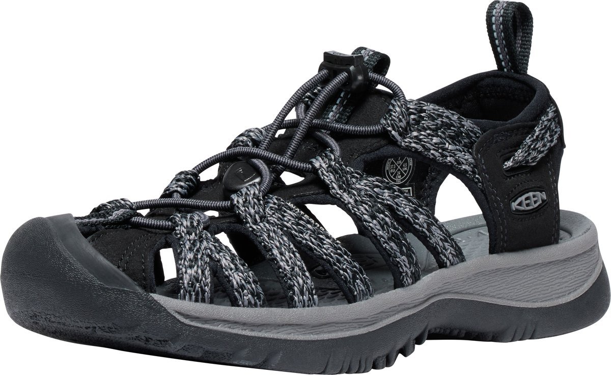 Keen Keen sandały damskie WHISPER 1028815 BLACK/STEEL GREY 40,5