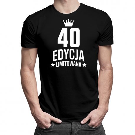 Koszulkowy, Koszulka męska, 40 lat Edycja Limitowana, rozmiar XXL
