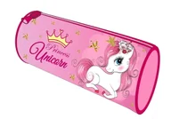 Piórniki - Piórnik szkolny Unicorn Jednorożec tuba saszetka - miniaturka - grafika 1