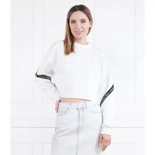 CALVIN KLEIN JEANS Bluza | Cropped Fit - Bluzy damskie - miniaturka - grafika 1