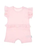 Kombinezony dla dzieci - Dziewczęcy rampers różowy Nicol r.56 - miniaturka - grafika 1