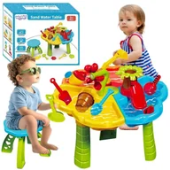 Place zabaw - WOOPIE Stolik Wodny z Krzesełkiem 2w1 Piaskownica - miniaturka - grafika 1
