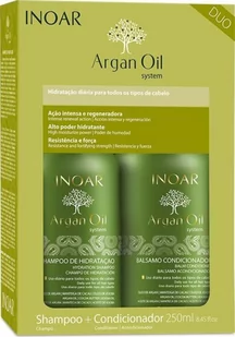 Inoar Professional inoar Professional  Argan Oil Shampoo & Conditioner  250 ML/8.45oz by inoar Professional 105 - Szampony do włosów - miniaturka - grafika 1