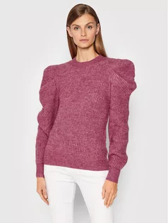 Swetry damskie - Vila Sweter Prime 14069344 Różowy Regular Fit - grafika 1