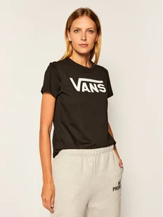 Vans T-Shirt Flying V Crew Tee VN0A3UP4 Czarny Regular Fit - Koszulki i topy damskie - miniaturka - grafika 1